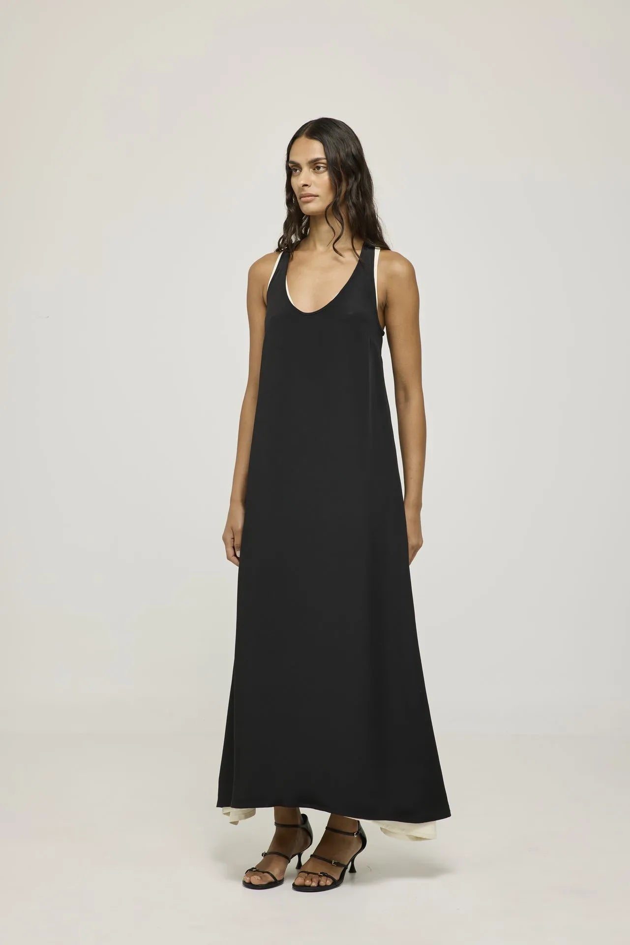 Gioia dress | Black - Crepe silk