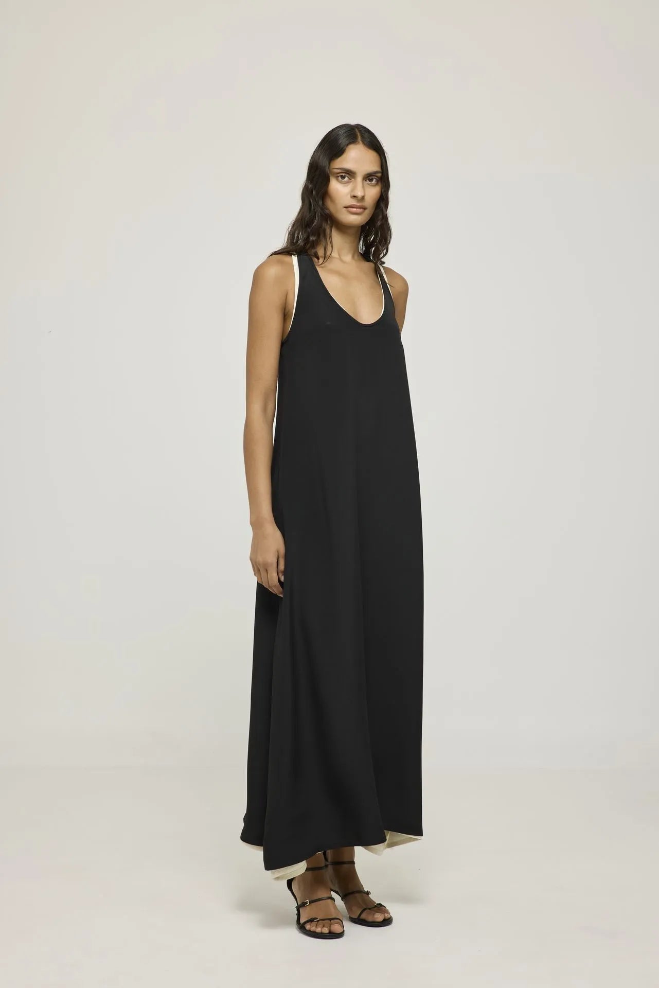 Gioia dress | Black - Crepe silk