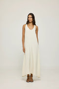 Gioia dress | Off white - Crepe silk