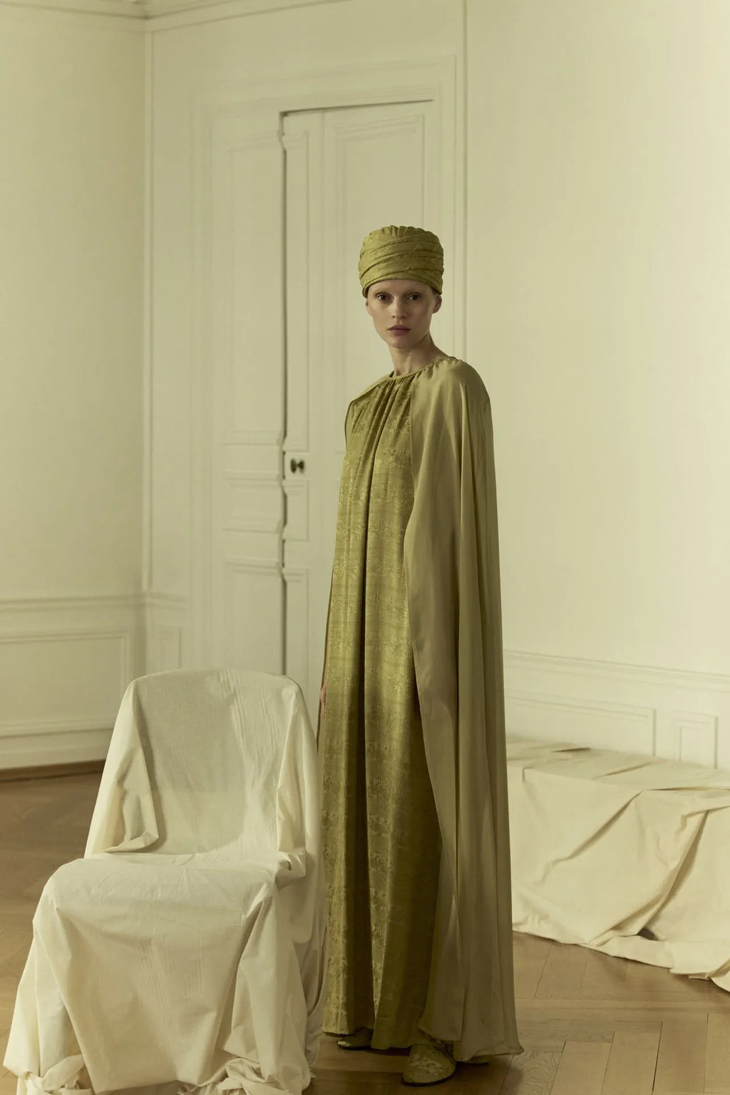 Bruna dress | Hemp - Jacquard