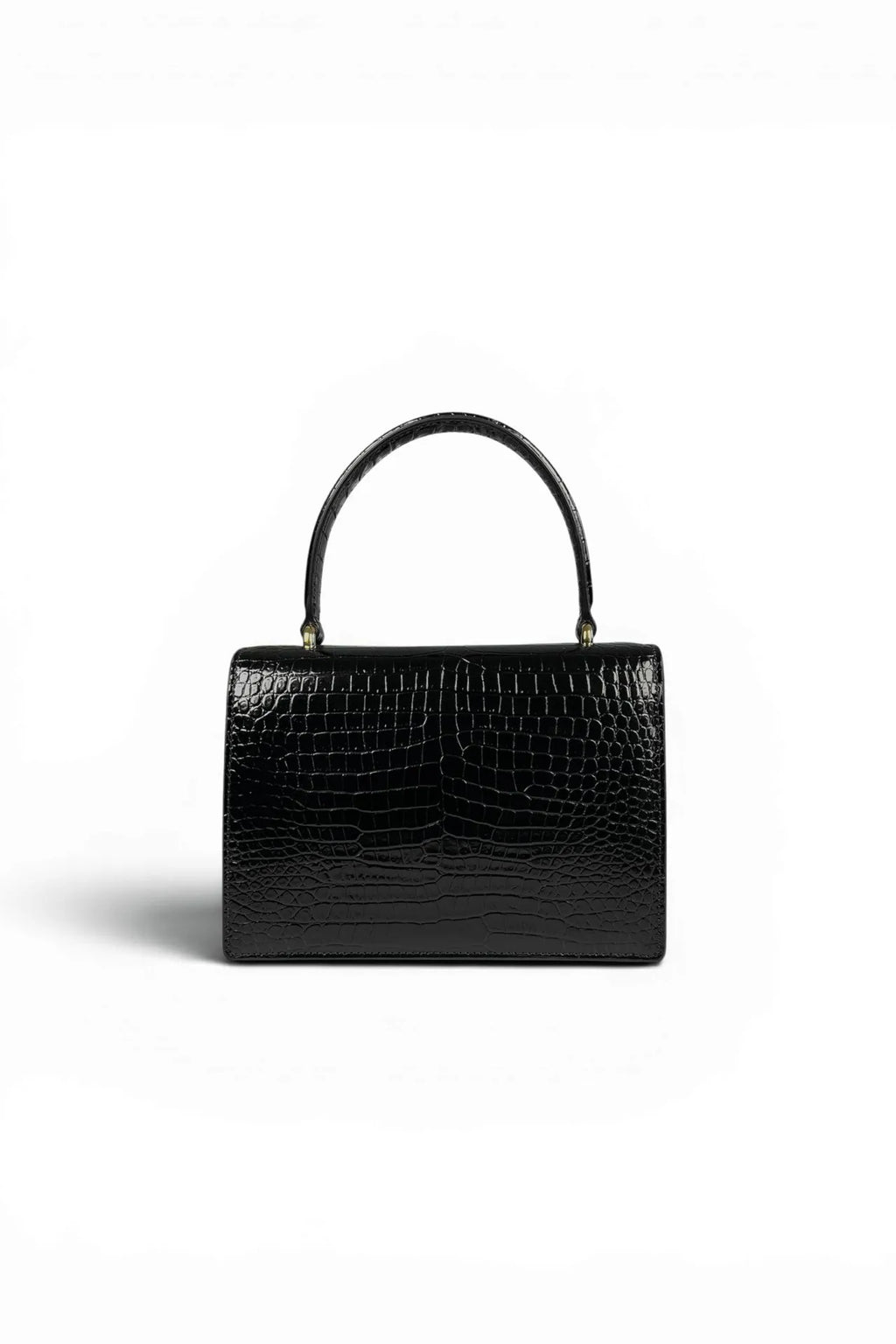 Eileen bag | Black croco - Leather