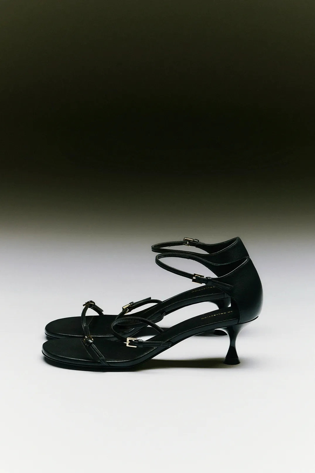 Alma sandals | Black - Leather