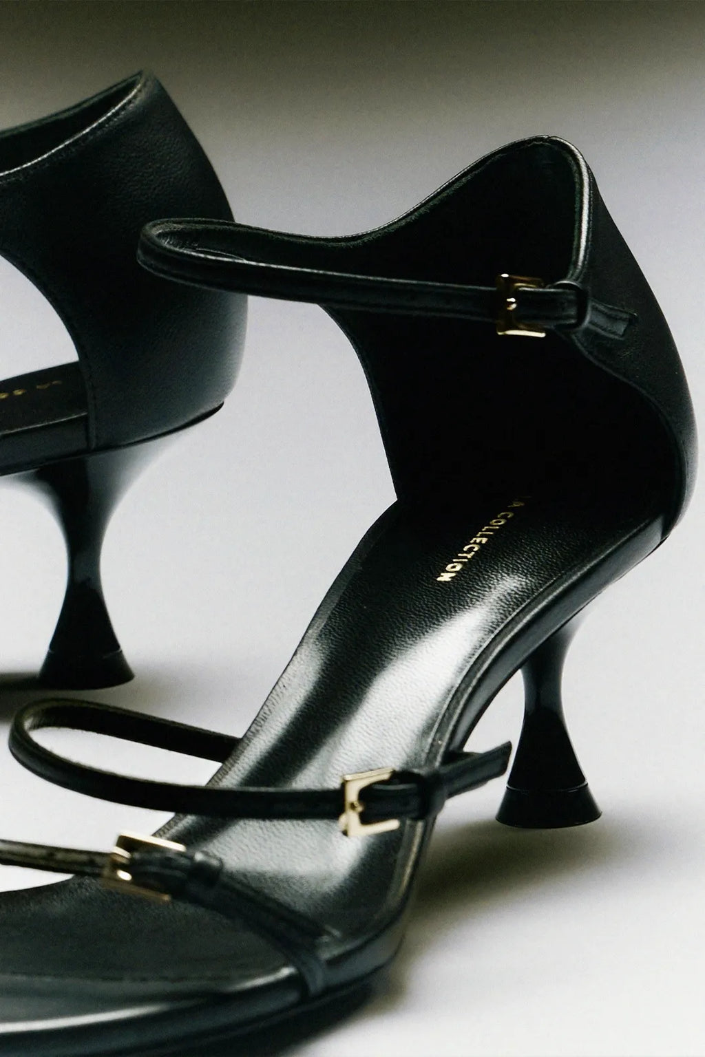 Alma sandals | Black - Leather
