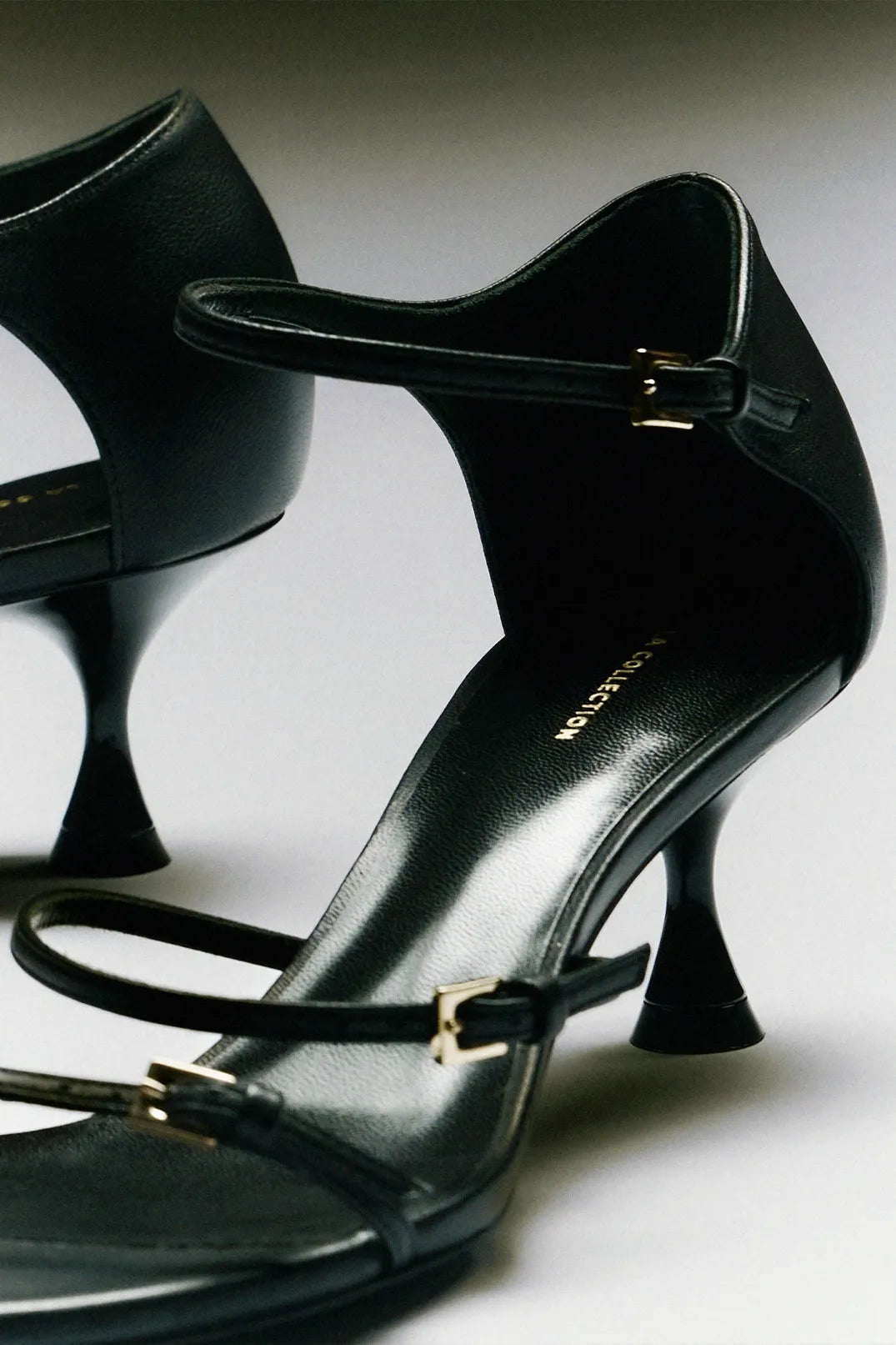 Alma sandals | Black - Leather