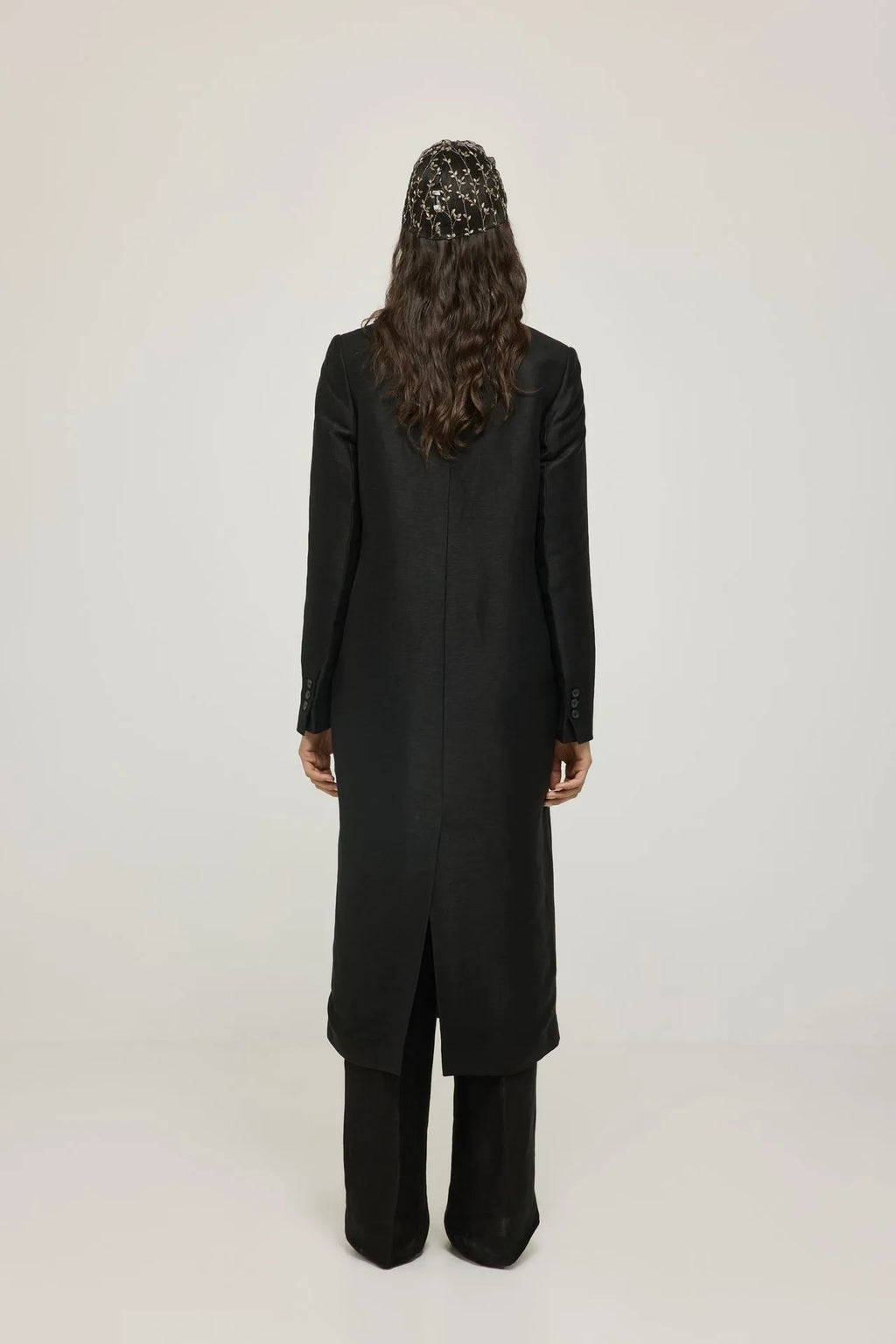 Brielle blazer | Black - Linen viscose blend