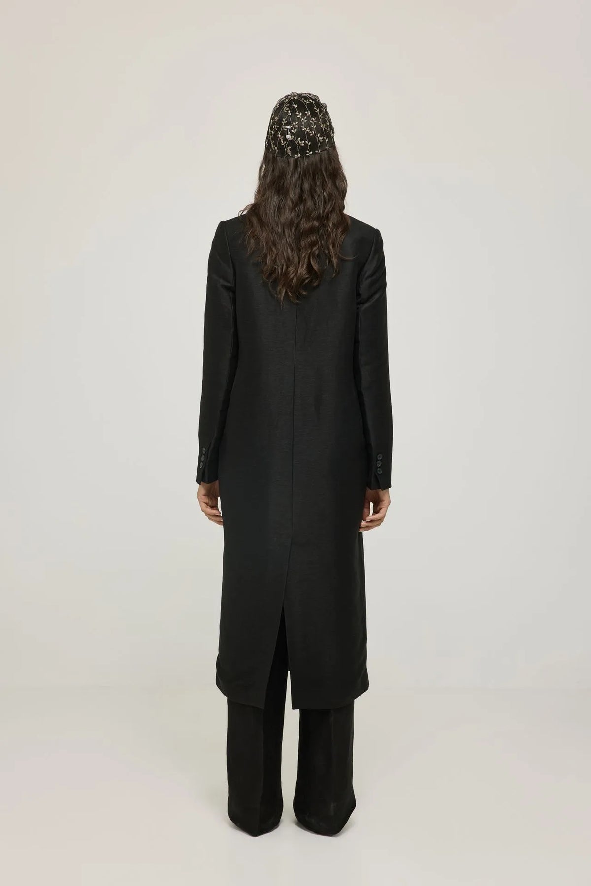 Brielle blazer | Black - Linen viscose blend