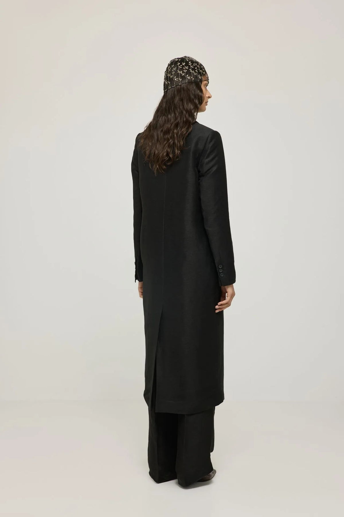 Brielle blazer | Black - Linen viscose blend