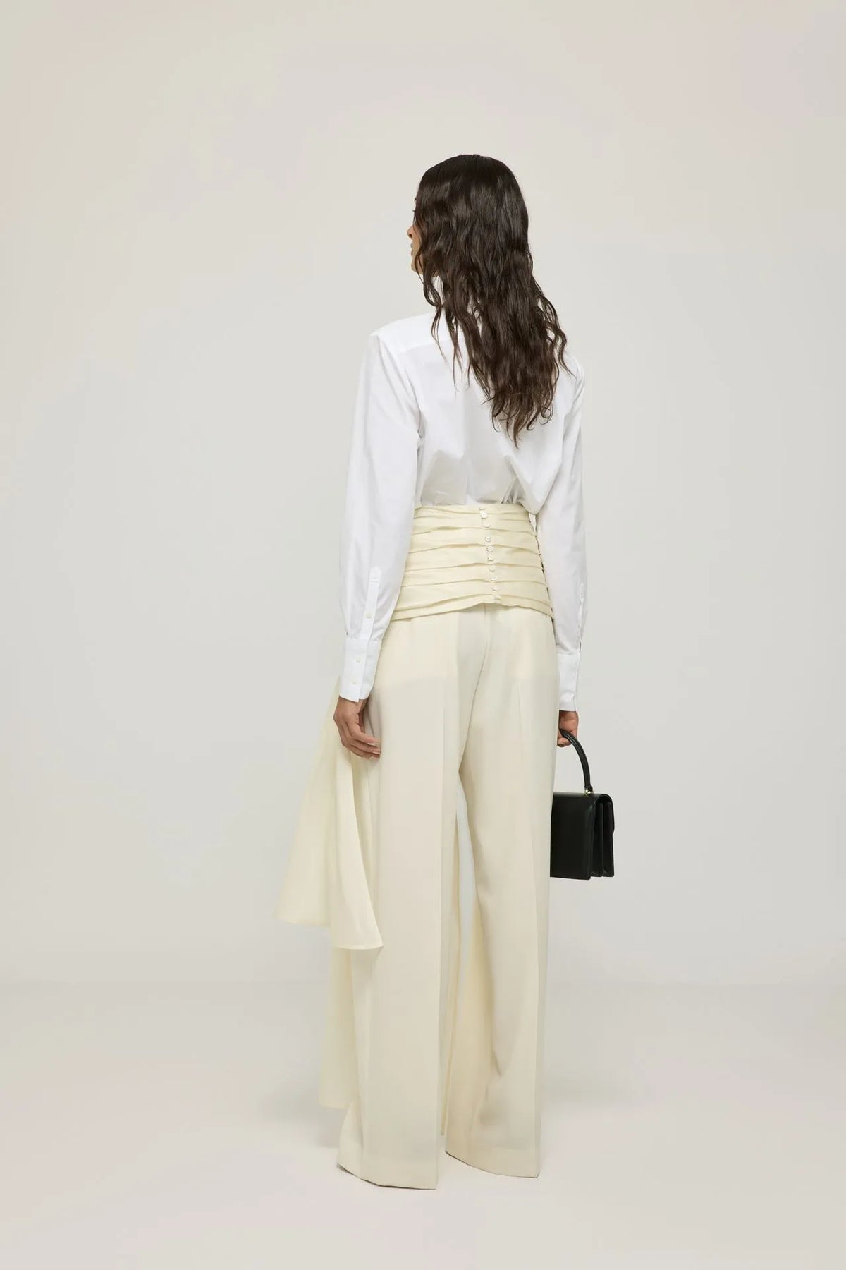 Calista belt | Cream - Organza silk