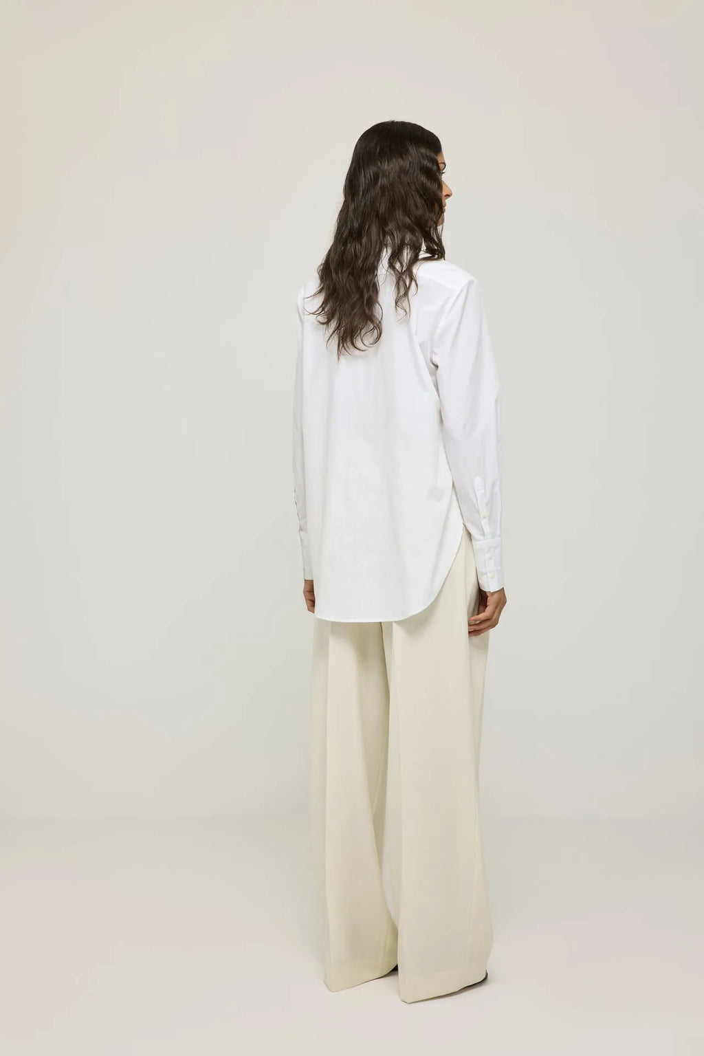 Cilou shirt | White - Cotton poplin