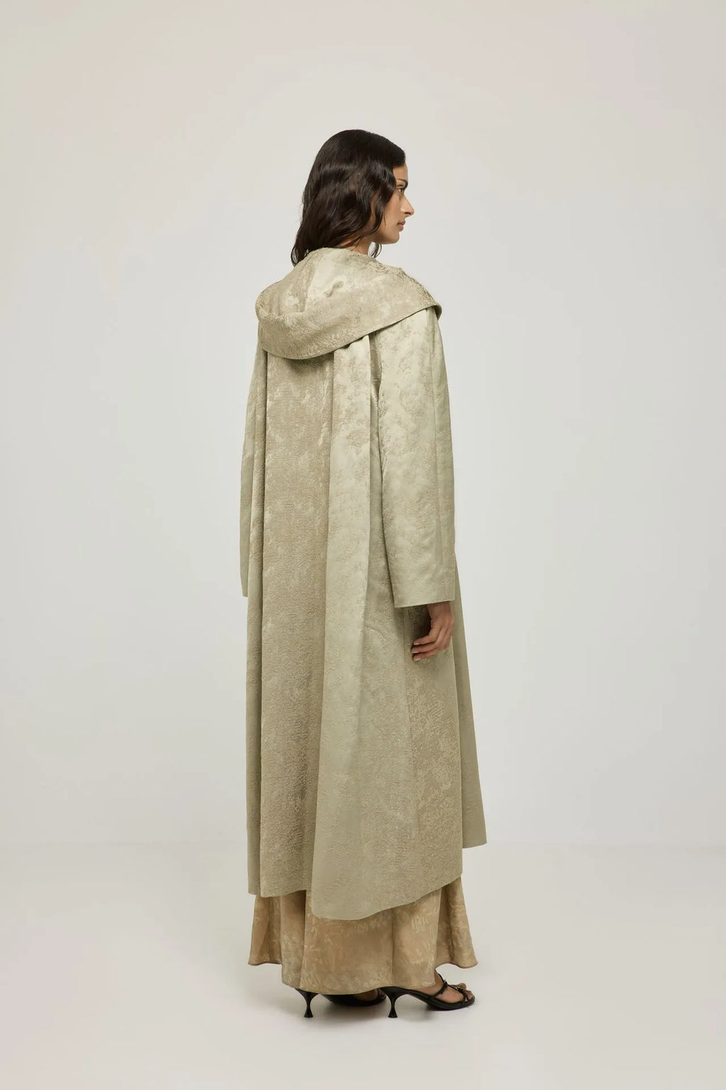 Vivian coat | Gold - Viscose blend