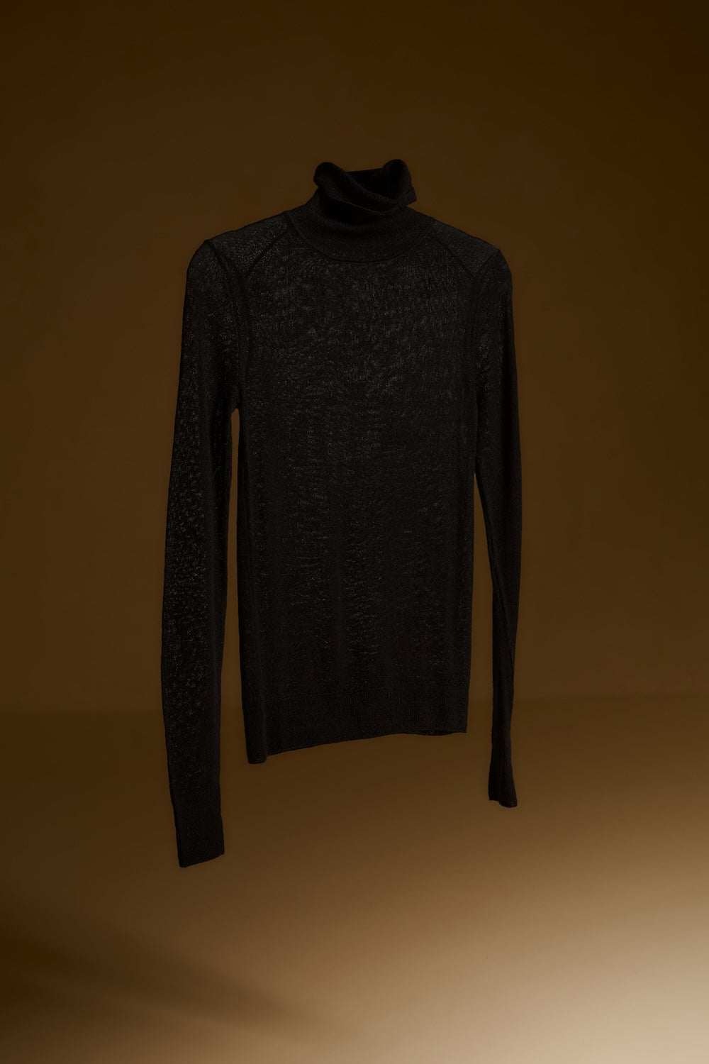 Frederica sheer | Black - Extra fine merino