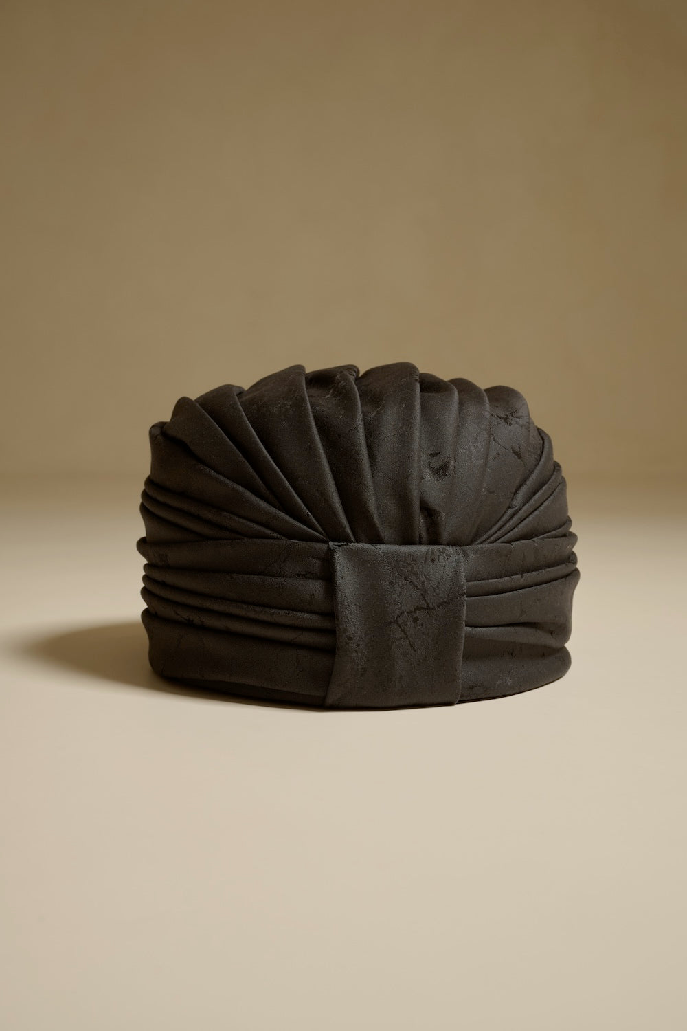 Tahia hat | Khaki jacquard - Wool silk blend