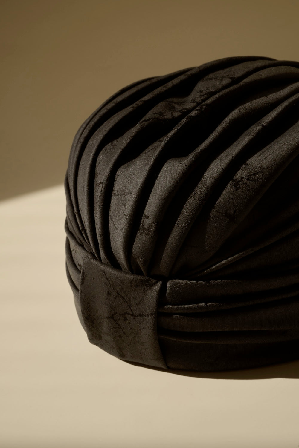 Tahia hat | Khaki jacquard - Wool silk blend