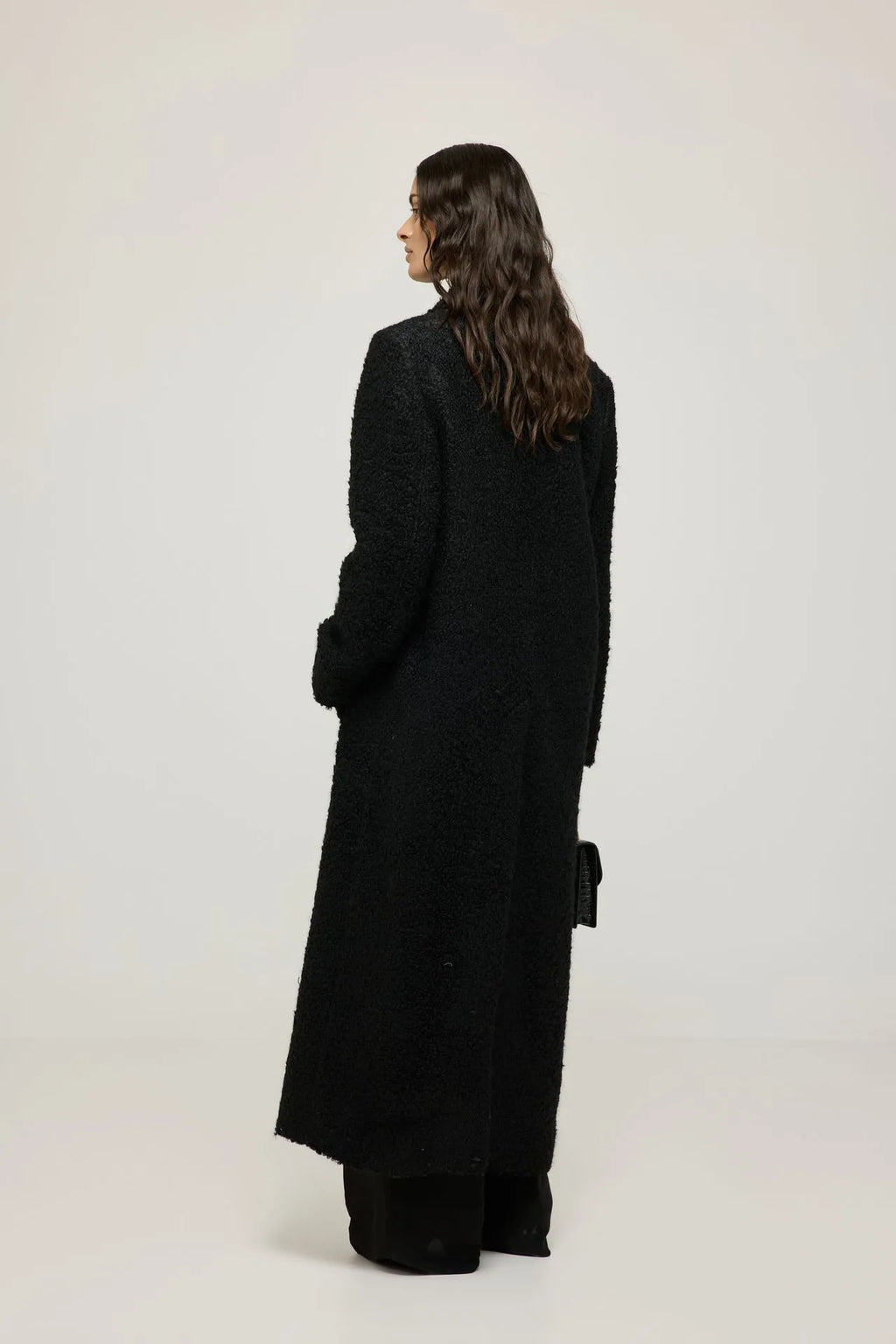 Rowan coat | Black - Mohair blend