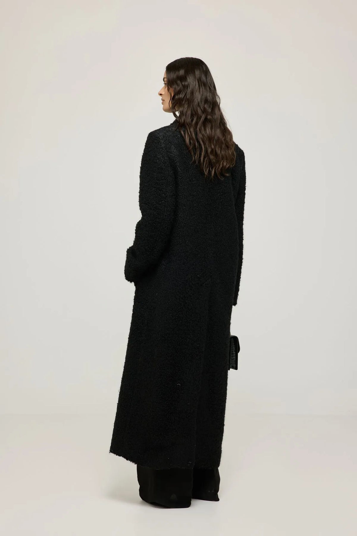 Rowan coat | Black - Mohair blend
