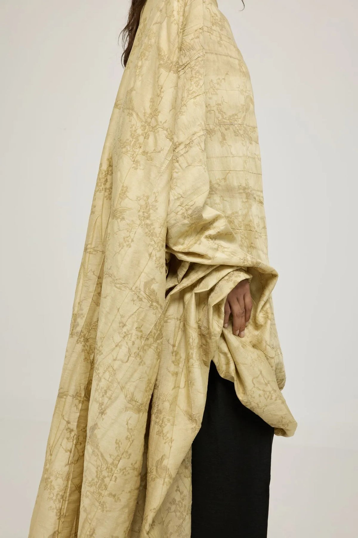 Nour dress | Camel - Tencel blend