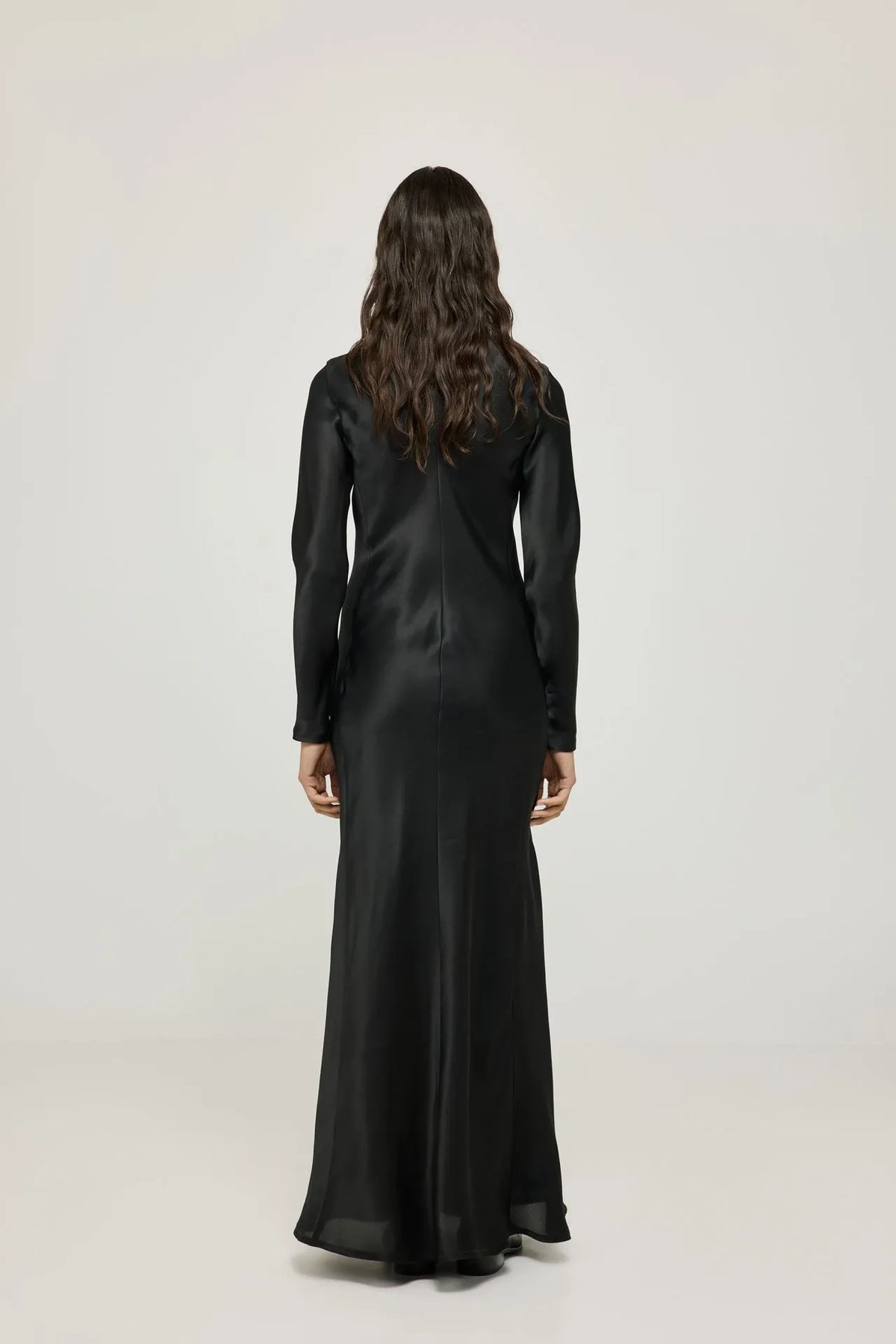 Paulette dress | Black - Organza silk
