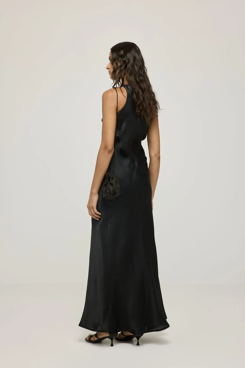 Paula dress | Black - Organza silk