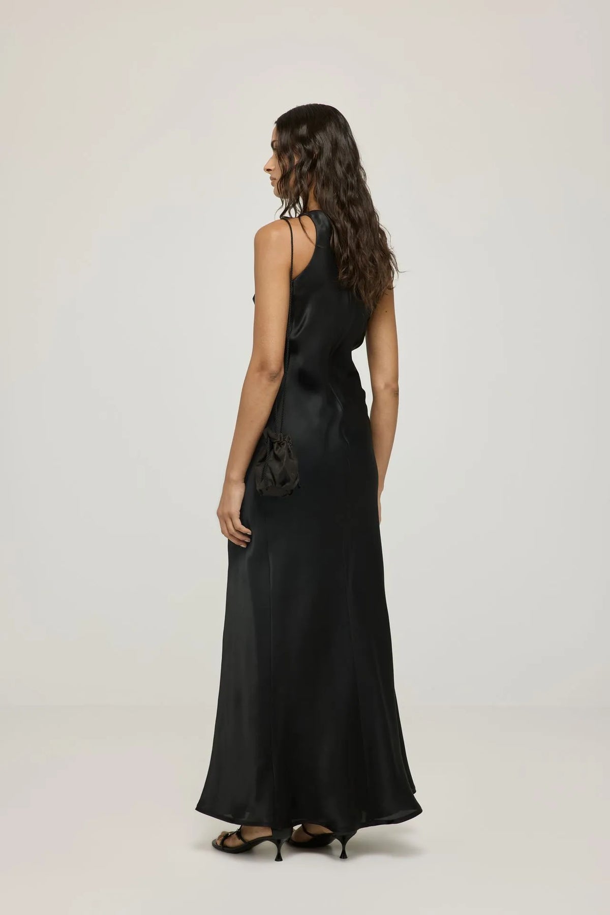 Paula dress | Black - Organza silk