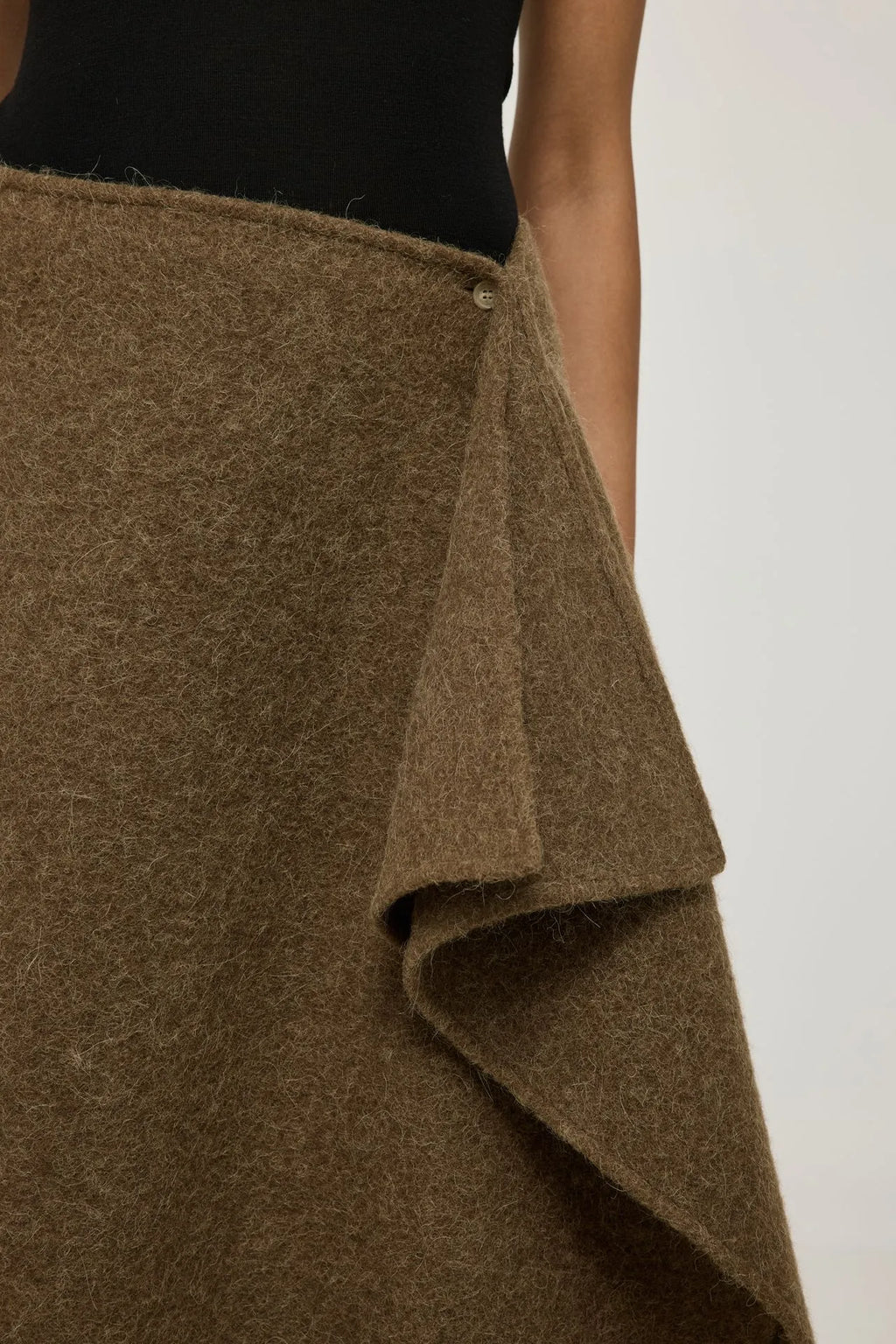 Persephone skirt | Brown - Alpaca wool