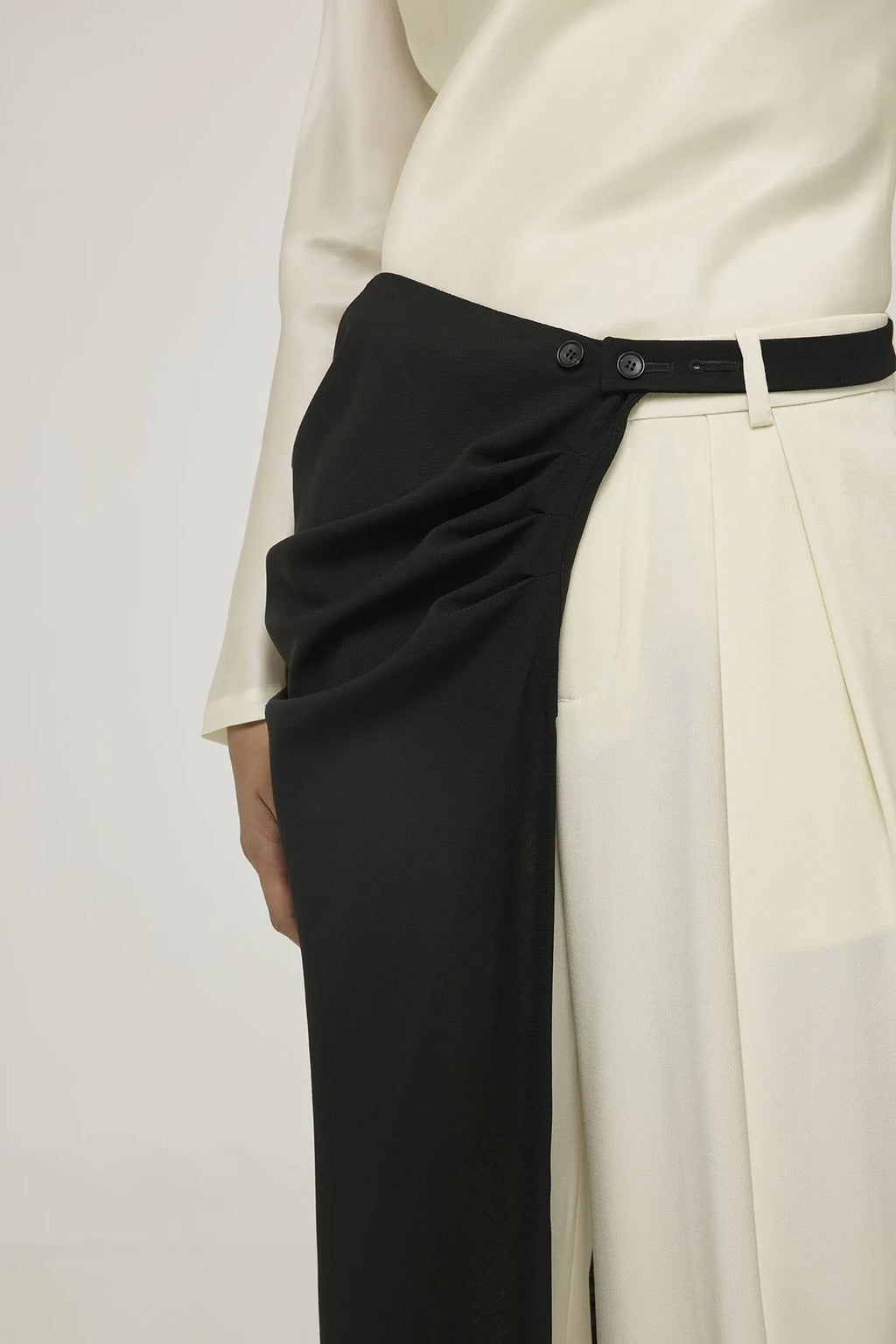 Marlena skirt | Black - Virgin wool