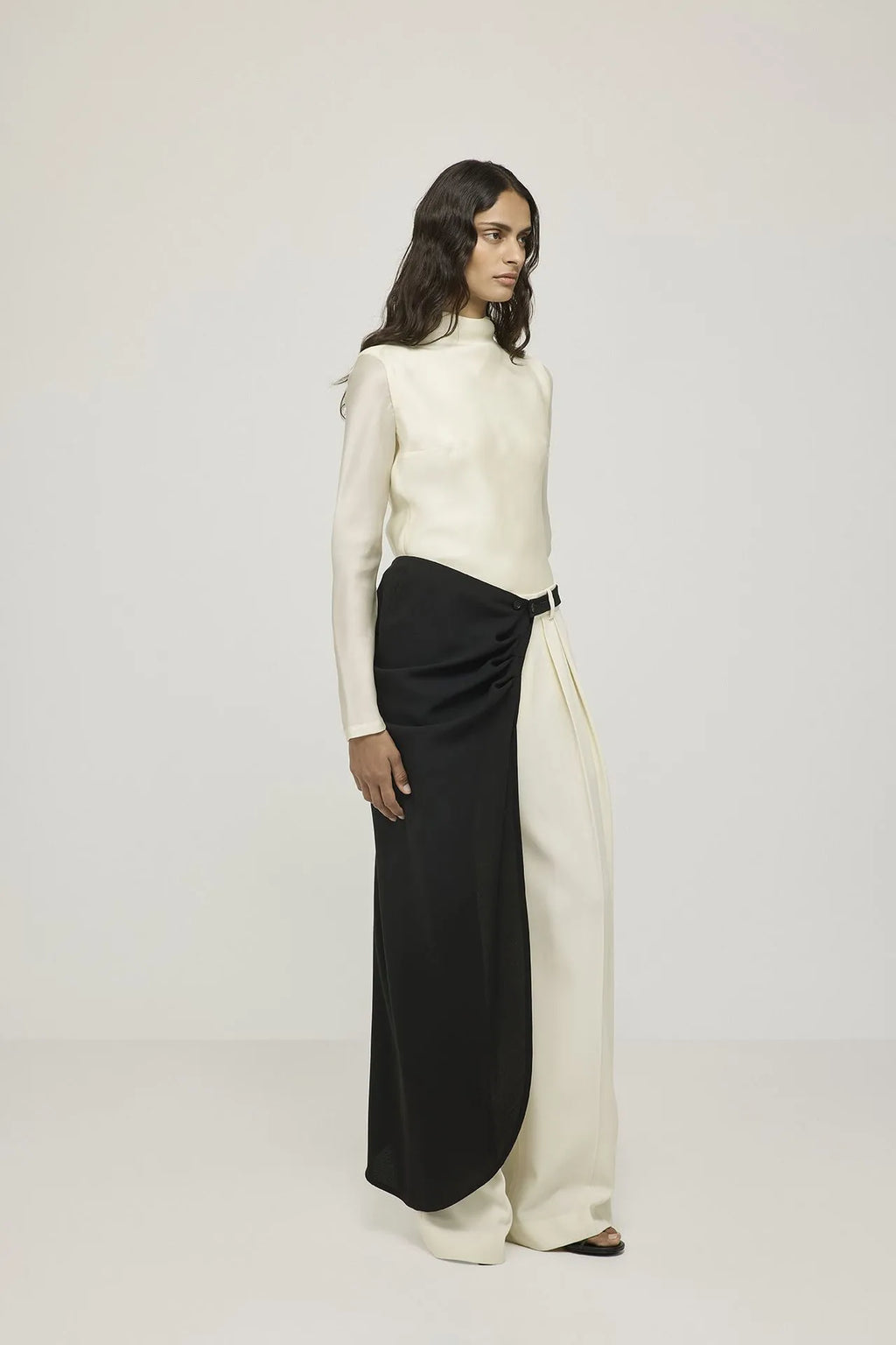Marlena skirt | Black - Virgin wool