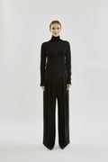 Ira trousers | Black - Virgin wool
