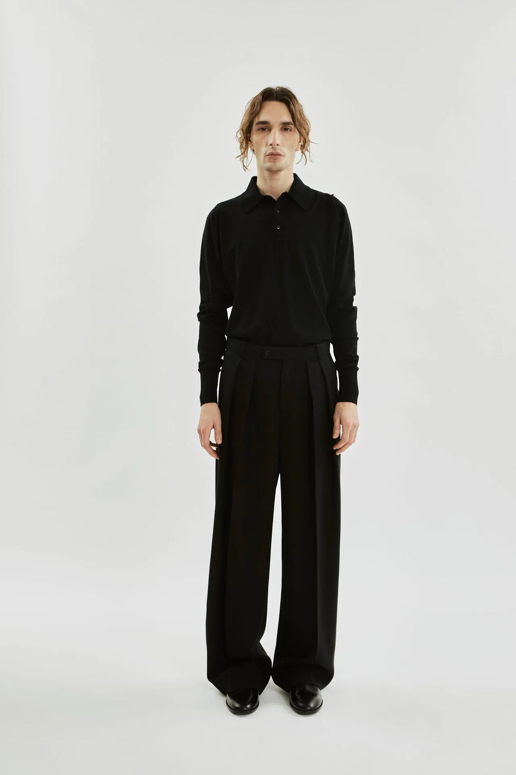 Ira trousers | Black - Virgin wool