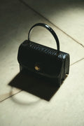 Eileen bag | Black croco - Leather
