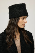 Simone hat | Black - Mohair blend