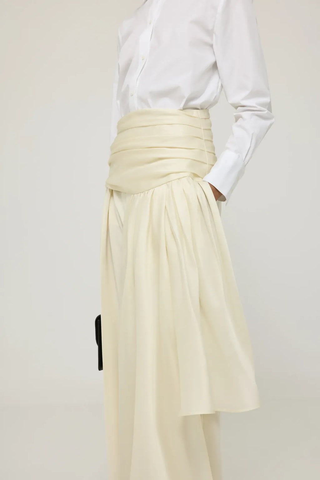 Calista belt | Cream - Organza silk