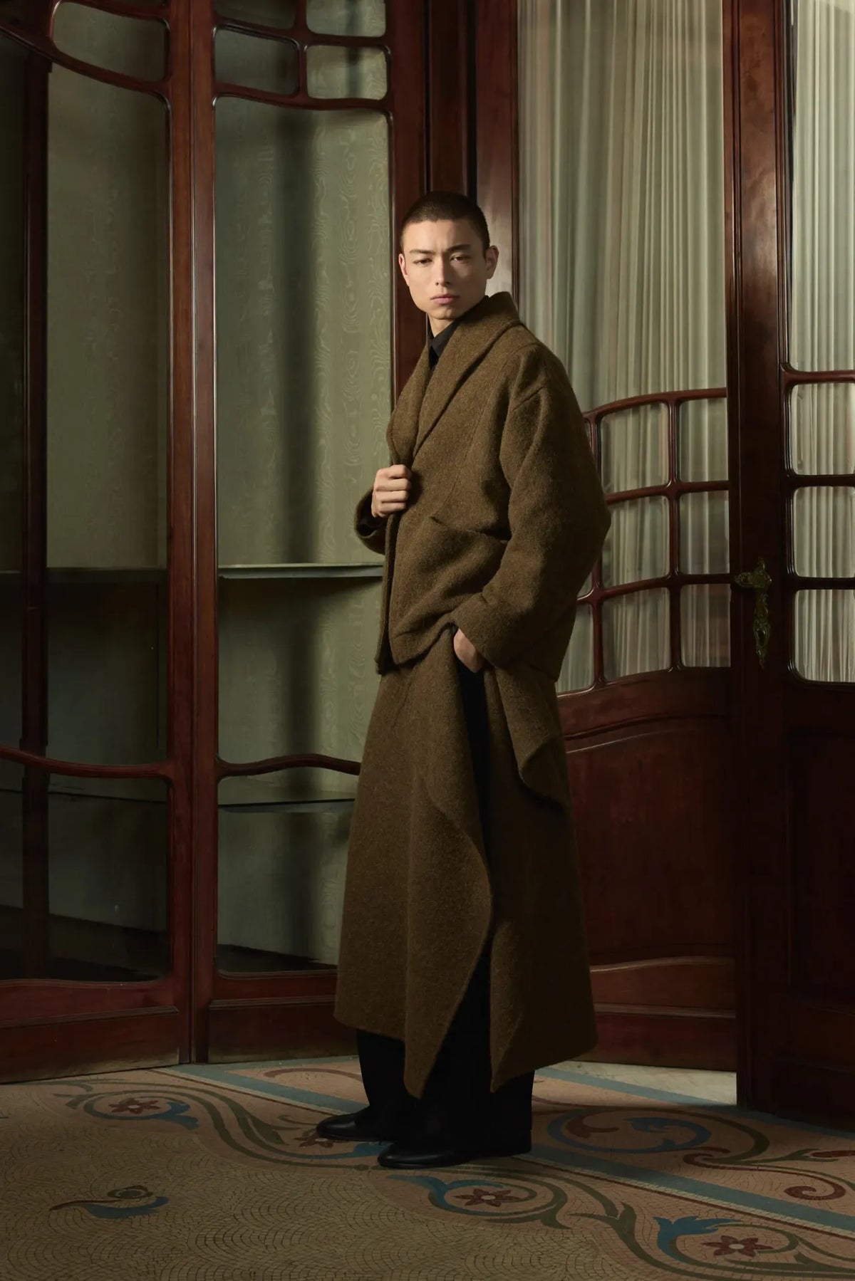 Senna coat | Brown - Alpaca wool