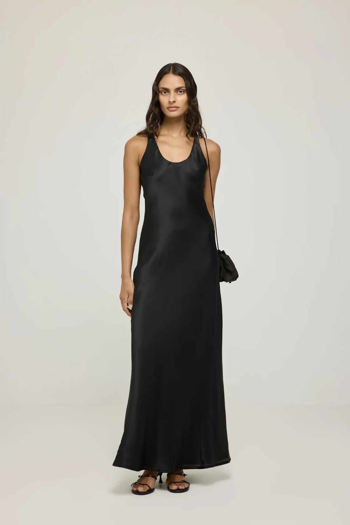 Paula dress | Black - Organza silk
