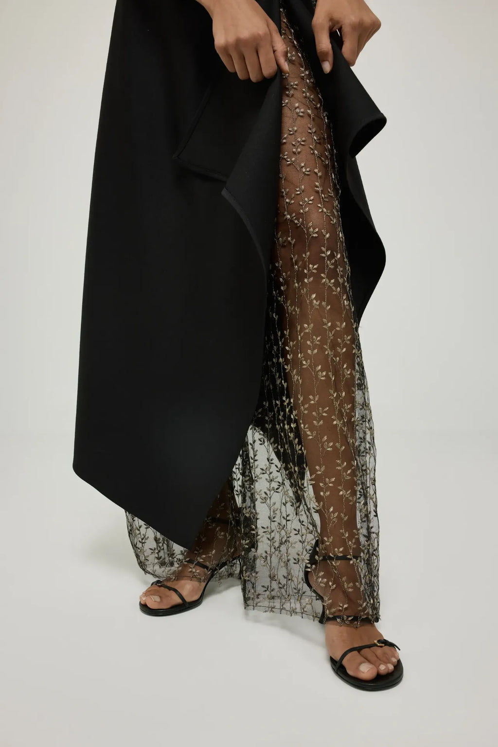 Dorotka trousers | Black - Tulle blend