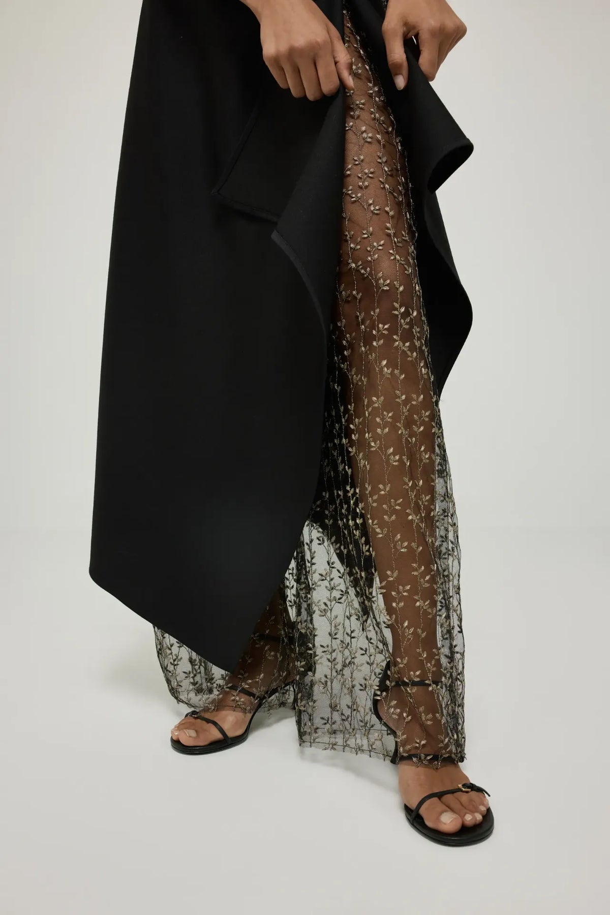 Dorotka trousers | Black - Tulle blend