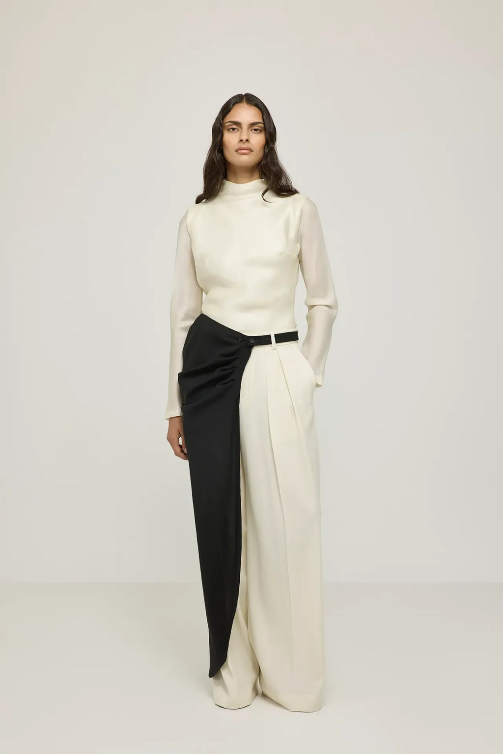 Marlena skirt | Black - Virgin wool