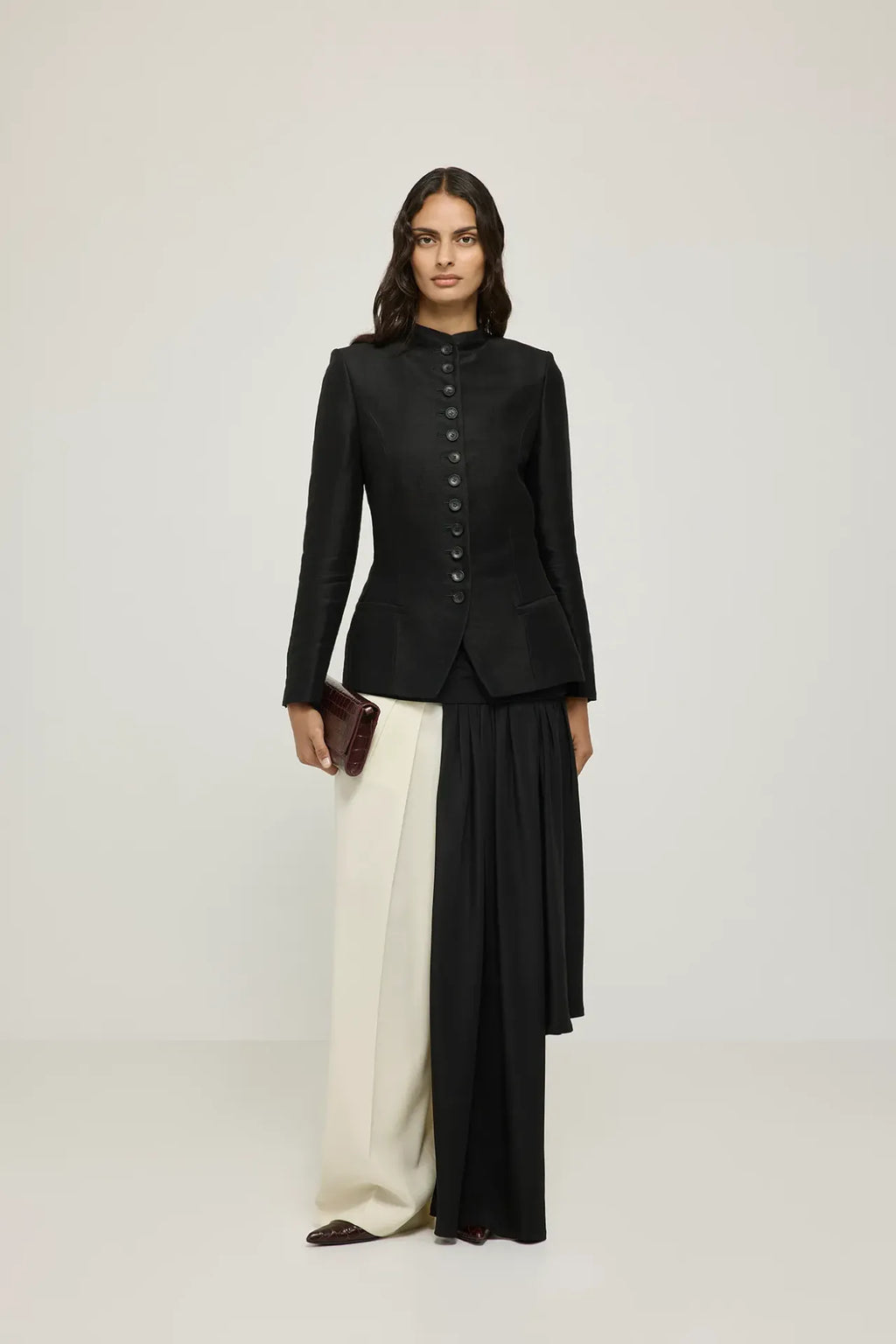 Margaret blazer | Black - Linen viscose blend