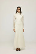 Paulette dress | Cream - Organza silk