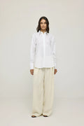 Cilou shirt | White - Cotton poplin