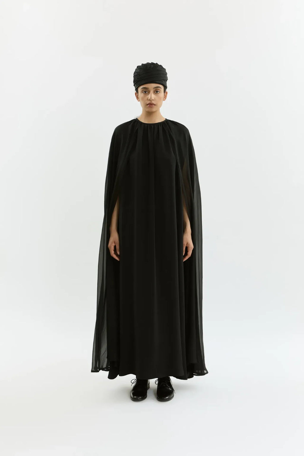 Bruna dress | Black - Crepe silk