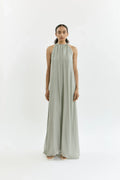 Dawn dress | Silver grey - Chiffon silk