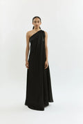 Janet dress | Black - Organza silk