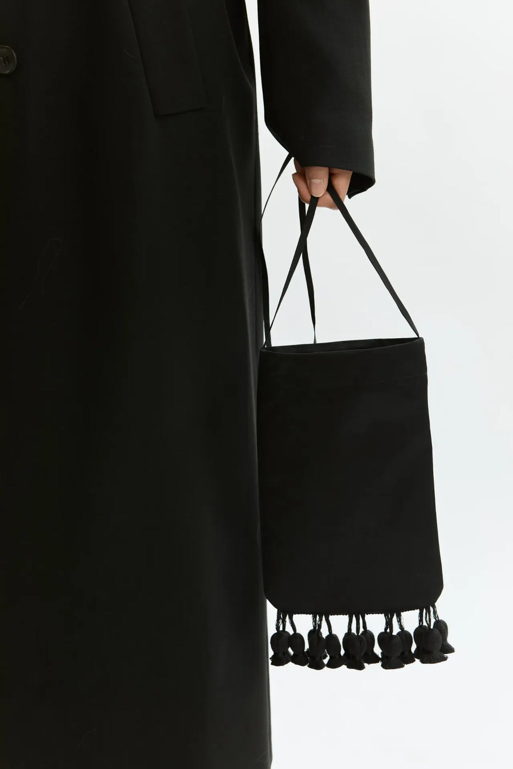 Junia bag | Black - Organza silk