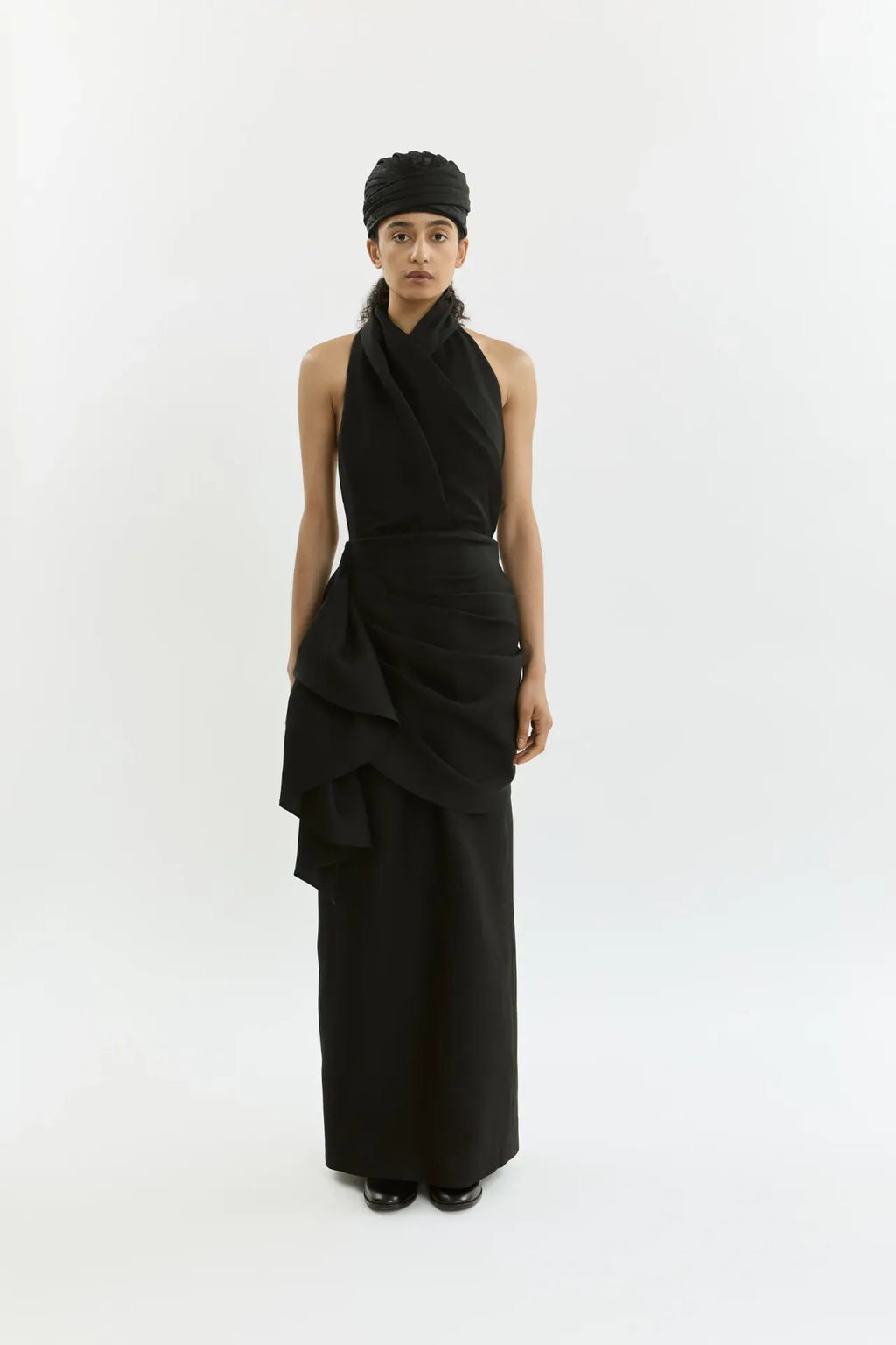 Lisa dress | Black - Cotton silk blend