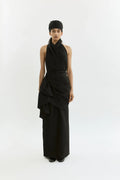 Lisa dress | Black - Cotton silk blend