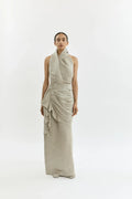 Lisa dress | Silver grey - Viscose blend