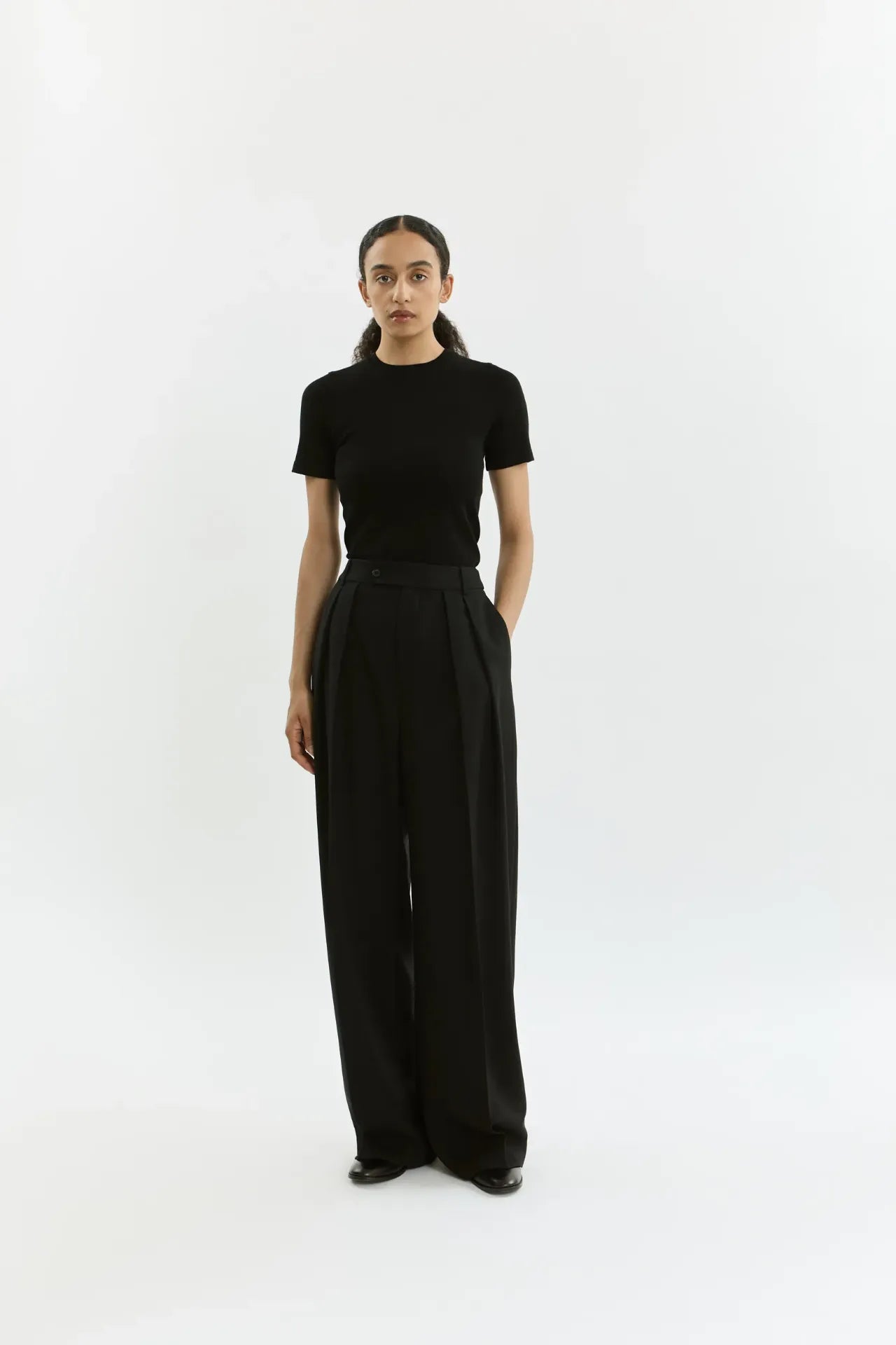 Mandana trousers | Black - Virgin Wool
