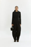Peggy blazer | Black - Cotton silk blend