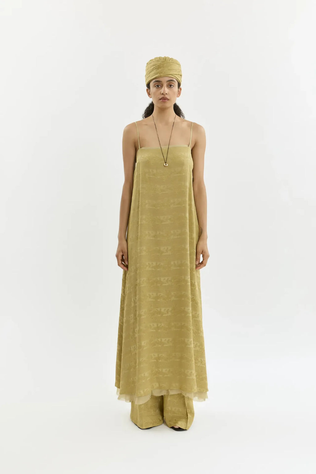 Sana dress | Hemp - Jacquard