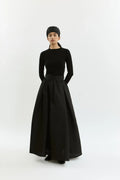 Shiloh skirt | Black - Cotton silk blend